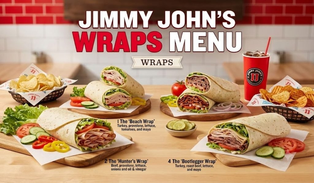 Jimmy Johns Wraps Menu