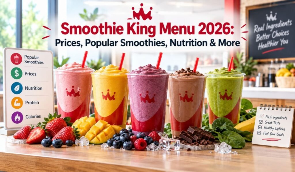 Smoothie King Menu